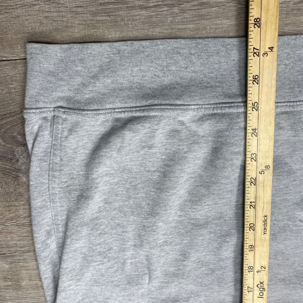 The North Face Hoodie Mens XL Gray USA Graphic Flag Patch Fleece Pullover